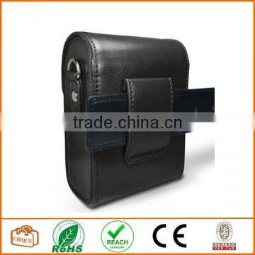 Protective Compact Case With Magnetic Closure and Strap Compatible With Digital Camera (Black) photo-2