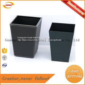 leather surface new design garbage waste bin GPX-667