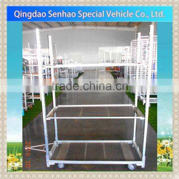 nursery trolley for sale & Net Mesh plant trolley & flower cart TC13859