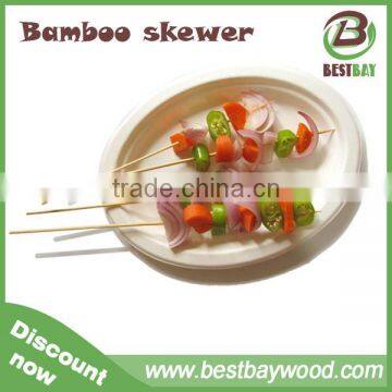 Kabob Food Wholesale in Bulk 40cm With Custom Logo Bamboo Skewer photo-4
