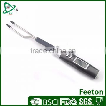 Temperature fork with LED light