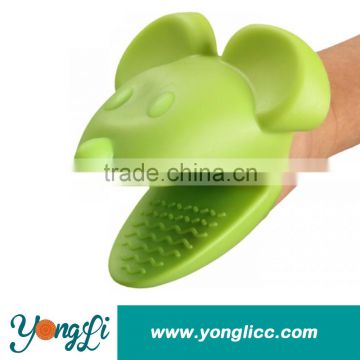 Glove For Food Handling Finger Caps Silicone Rubber Insulating Gloves