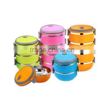 New products custom design stainless steel thermal lunch box with different size