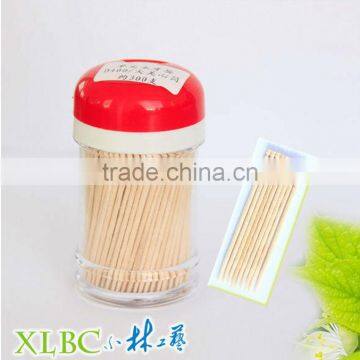 Nature Tableware Red Core Jar Two Point Wooden Toothpick