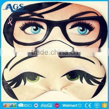 vivid human eyelashes design kids eye mask