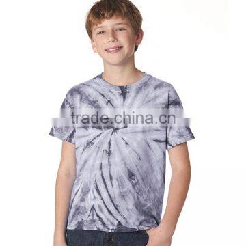 Custom Made Kids Boy Top Quality Basic Tee Shirt in Tie Dyed 3d photo-4
