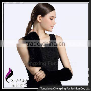 CX-A-68B 2017 Winter Excellent Cute Mink Fur Leather Gloves photo-4