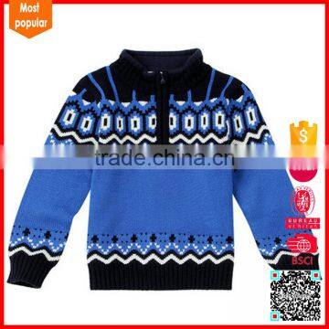 jacquard knitting patterns customized new design sweater boys