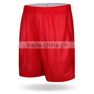 Cheap Men Mesh Blank Shorts Wholesale Double-Sides Wearing Ultra-light Breathable Basketball Shorts photo-3