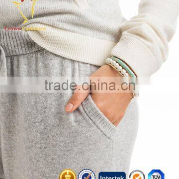 Women Custom Cashmere Knit Iogger Pant photo-3