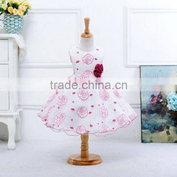 Kids Fancy Floral Dress Girls Party Dresses#S001 photo-2