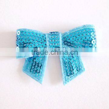 Hot Sale Wholesale Children's Hair Accessories Embroidery Flash Sequined Bow Flash Bead Piece Bow Tie Bowknot Clip Hairpin photo-2