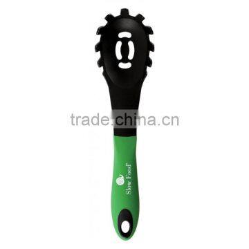 The Ascona Mess-Free Pasta Server - Large Teeth Grip Pasta While Open Facets Drain Water and Comes With Your Logo photo-6