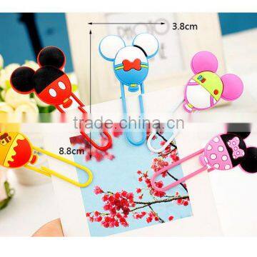 PVC Paper Clip Planner Mickey Shape Paper Clip Planner Accessories