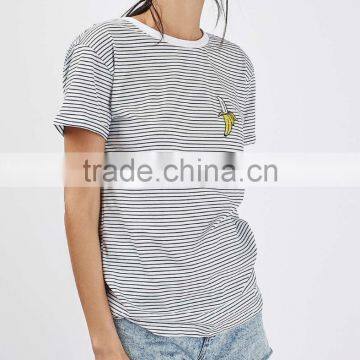 Wholesale Banana Stripe Tee