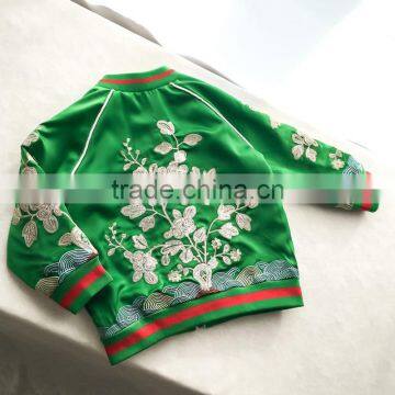 Hot Sale Stripe Clothes Lovely Boys Outfits Embroidery Boys and Girls Baseball Outfits Jackets photo-3