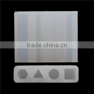 Custom Multi Shape White Silicone Jewelry Pendant Resin Casting Mold photo-2