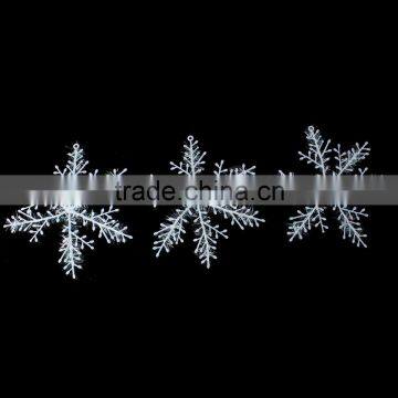 Wholesale White PVC Party Decoration Christmas Snowflake For Tree photo-2