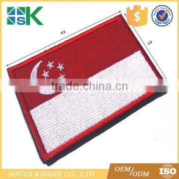 Singapore Moon Star Flag Logo Clothing Brand Patch photo-2