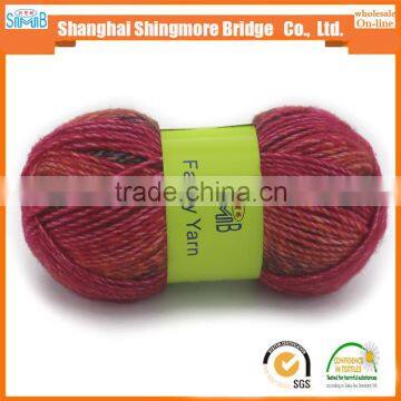 China Suppliers Supply High Quality Air Yarn, 1/2.2Nm Acrylic Polyester Blend Yarn With Cheap Price, Hand Knitting Yarn for Hat photo-6