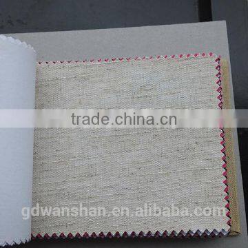 Hardcover Book Binding Silk Satin Leather Linen Textile Fabric Cloth for Packaging Material From China Manufacturer photo-3