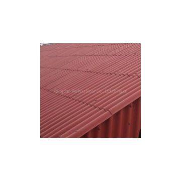 Corrugated roofing tile Bitumen roofing system