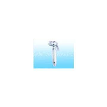 Silver ABS Hand Held Shattaf Bidet Spray With Click Switch