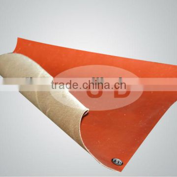 Silicone coated fiberglass for pipe insulation cladding