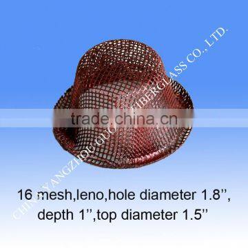 Turned-over Edge Flat Top Cap Shape Aluminum Water Filtering Mesh photo-3
