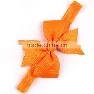 Kids Stretch Bowknot Headbands Headwear Fishtail Hair Bow Flower