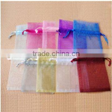 13x18cm Mixed Color Jewelry Packing Drawable Organza Bags Wedding Gift Pouches