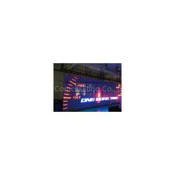 Full color LED video wall high resolution / hanging IP65 LED moving message sign