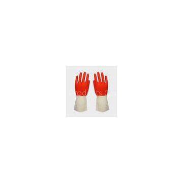 Size S - XL Color Latex Gloves with straight cuff , wave cuff