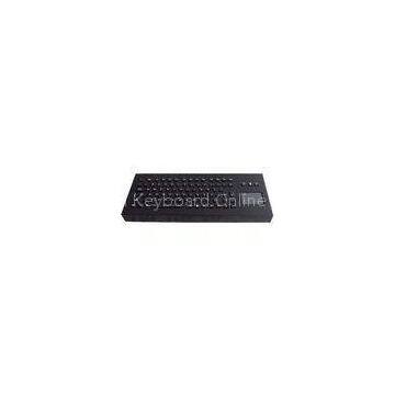 Desktop Vandal Proof Black Metal Keyboards With Touchpad and FN keys