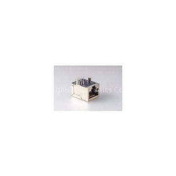 Full Shield Female POE RJ45 Jack Single part 10 / 100 Base-T Fast Jack CCTV