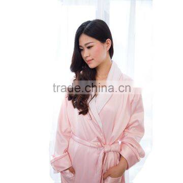 High quality men's and women's satin cotton hotel wholesale bathrobe