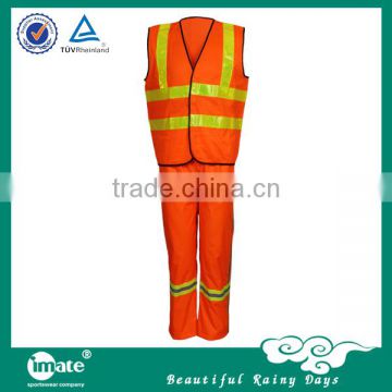 High quality waterproof workers raincoat with hood