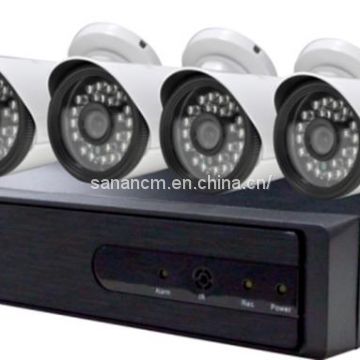 AHD DVR 4PCS 1200TVL IR Night Vision Outdoor CCTV Camera 24 LEDs Home Security CCTV System Surveillance Kit