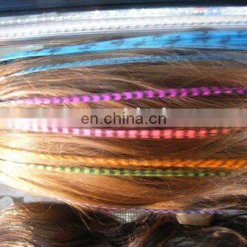 Natural Feather hair extension Wig/feather headwear ornaments FHE-0044