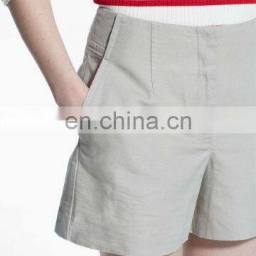 Women High Waist Linen Cotton Shorts Linen Shorts Manufacturer