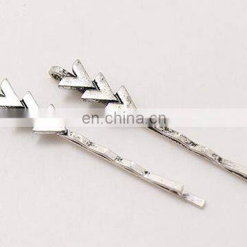 women arrows silver coal black styles metal hair bobby pins