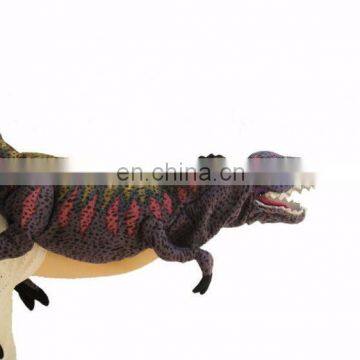 High quality custom stuffed dinosaur animal hand puppets toy for boys and girls