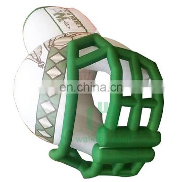 Best PVC commercial inflatable football helmet with high quality