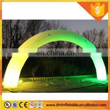 Best quality hot selling inflatable rainbow led light arch