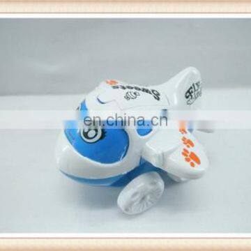 Plastic candy toy, pull back cartoon plane toy