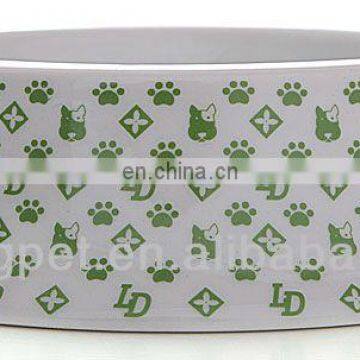 Ceramic pet bowl