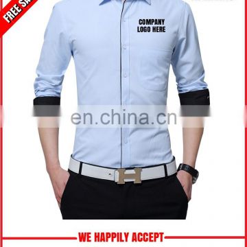 Office wear formal shirts with company logo