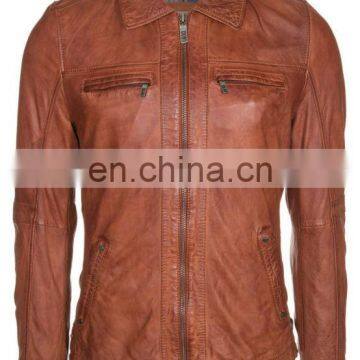 leather jacket in Soft lamb nappa