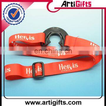 Promotion polyester water bottle holder lanyard