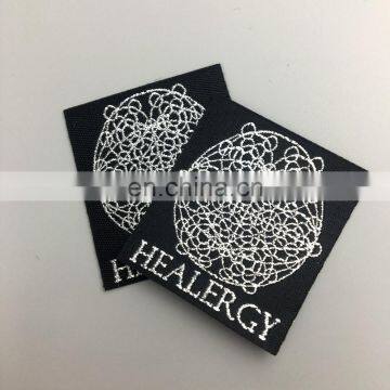 Clothing Label Maker Garment Labels Silver Metallic Woven Label